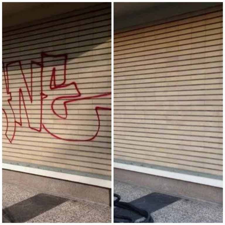Graffiti entfernung